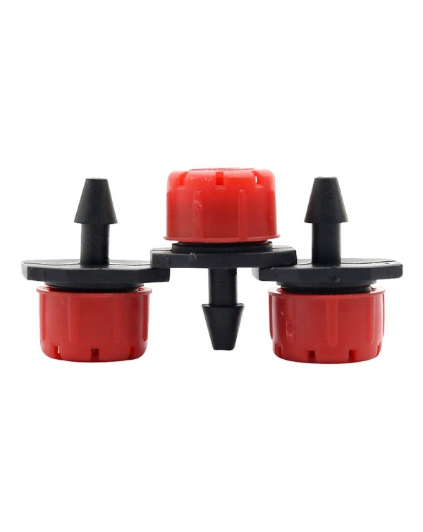 Red Automatic Garden Dripper Micro Drip Irrigation Watering Anti-clogging Emitter Garden Supplies for 4/7mm Hose 300 Pcs