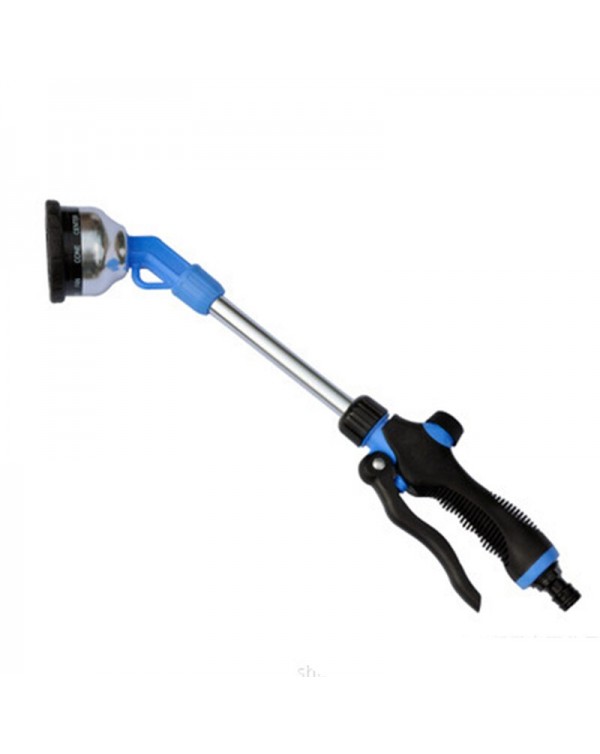 Garden Water Gun Nine Modes Long Rod Spray Gun Multipurpose Hose Nozzle Irrigation Watering Flowerscar Wash Water Gun Clean Tool