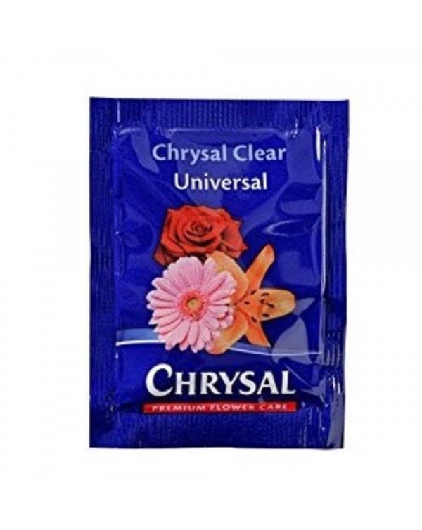 Chrysal Flower Food -50 Packets Fresh Cut Flowers Clear formula Hydrate Nourish