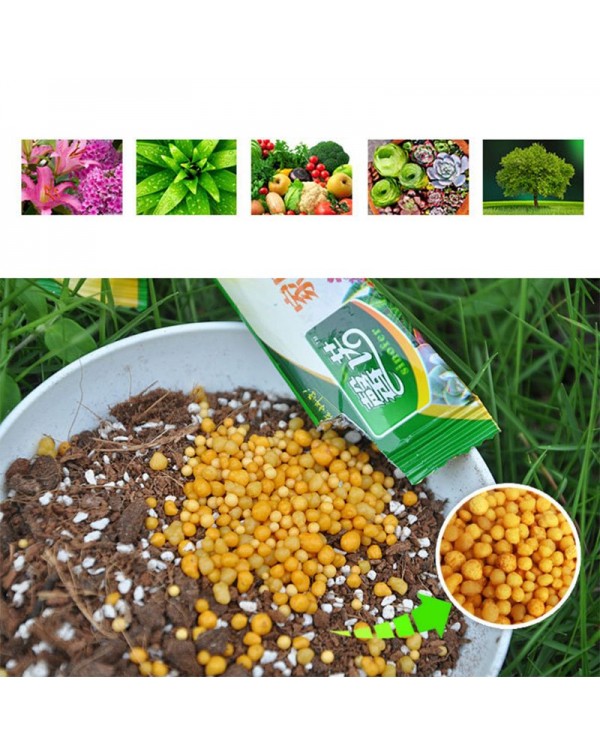 10g Universal Granule Particle Plant Food Slow Release Fertilizer For Home Garden Potted Flower plant Vegetable Succulent  L5YE