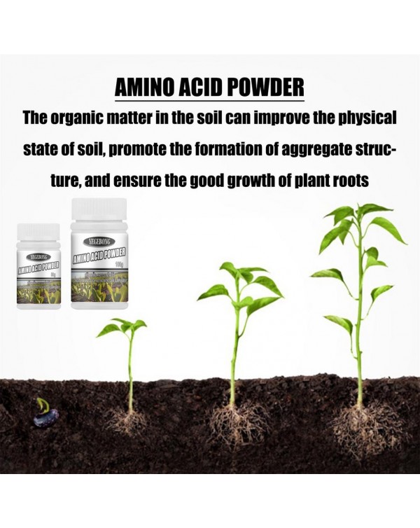50g Amino Acid Powder Professional Practical Soil Fertilizer Soil Nutrient Powder Plant Soil Water Quality Fertilizer