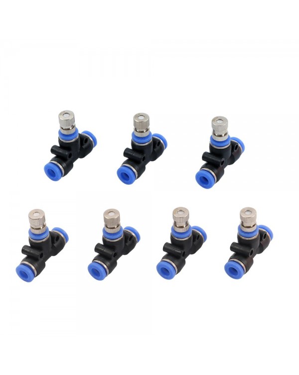Low Pressure Misting Cooling System Atomizing Nozzles 6mm Slip lock Quick Connectors Humidify Watering Landscapingc Sprayer 5Pcs