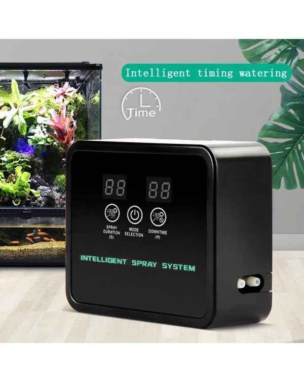 FROGBRO Intelligent Reptile Terrariums Fogger Water Humidifier Timer Automatic Watering Indoor Mist Spray System Kits Sprinkler