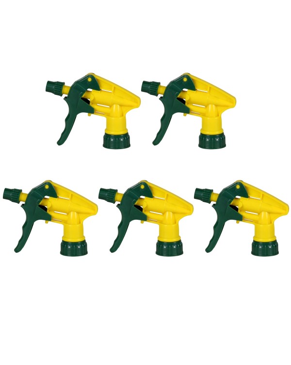 5pcs Heavy Duty Industrial Chemical Resistant Trigger Sprayer Low-Fatigue for Gardening Car Window Cleaning(random color)