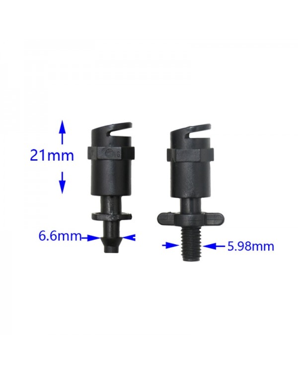 Garden 180 Degrees Refraction Nozzle Misting Sprinkler Barbed thread connector Fruit tree Lawn watering sprinklers 10pcs