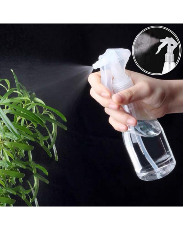 1pc 200ml Portable Transparent Plastic Water Spray Bottle Sprinkler Plant Flower Sprayer Household Cleaning Bathroom Accessories