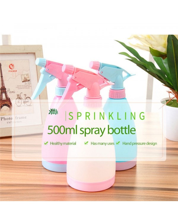 1PC Top Quality 500ml Disinfection Bottle Mini Plastic Sprayer Refillable Garden Balcony Plant Watering Sprinkler Candy Color