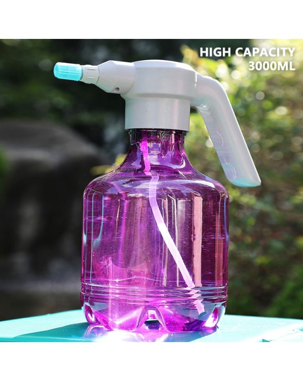 3L Electric Plant Spray Bottle Automatic Watering Fogger USB Electric Sanitizing Sprayer Hand Watering Machine Plant Garden Tool