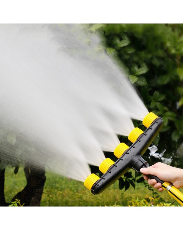 High Quality Garden 6/5/4/3 Nozzle Cold Water Spray Non Electric Ajustable Mist Sprayer ABS Material ABS Material Gardening Tool