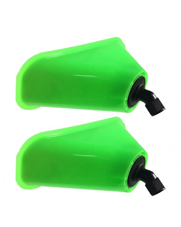 2PCS Power Sprayer Windproof Cover Horn Shape Sprayer Windproof Shield Windproof Sprayer Fan-type Sprinkler Head Cover