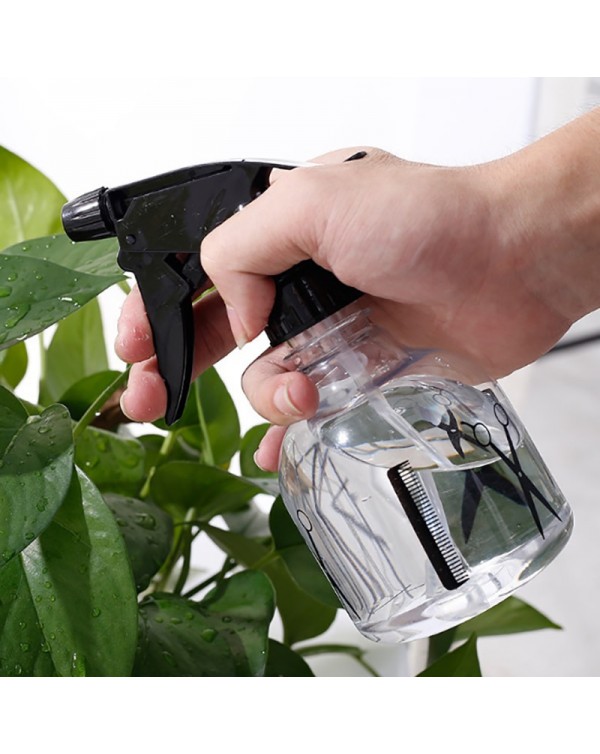 250/500ml Transparent Plants Flower Water Sprayer Hairdressing Hair Salon Plastic Spray Bottle Superfine Spray Applicator Bottle