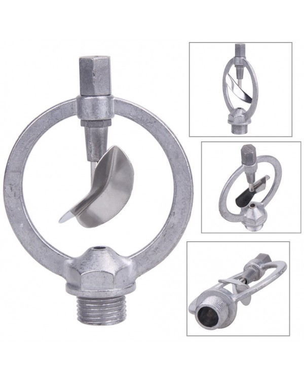 Zinc Alloy Butterfly Sprinkler With Plastic Hose Spikes Disc Type Nozzle For Garden And Lawn Irrigation Watering Fitting