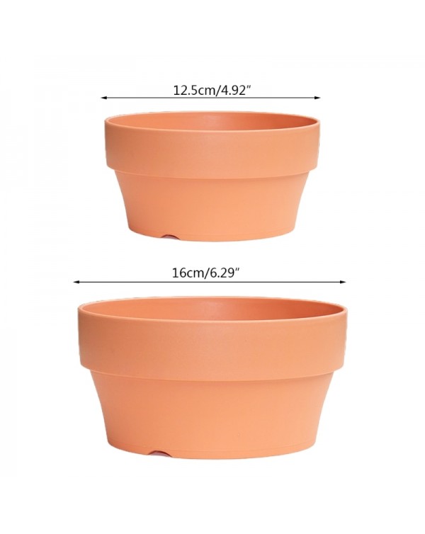 50LB Imitation Terracotta Pot for Plants Succulent Planter with Drainage Hole Cactus Plant Containers Garden Bonsai Pot