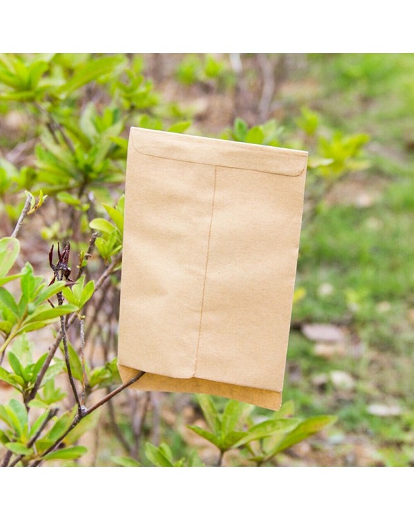 100pcs/pack Kraft Paper Seed Envelopes Mini Packets Envelopes Garden Home Storage Bag Food Tea Small Gift Storage
