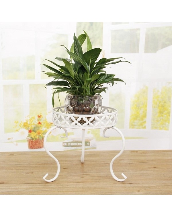Iron Plant Stand Plant Shelves Holder Flower Pots Shelves for Indoor Outdoor Home Garden Patio Balcony Decorations Flower Stand