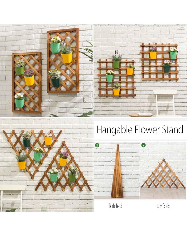 Solid Wood Wall Flower Stand European Balcony Living Room Wall Hanging Wall Plant Stand Hanging Green Dill Wall Hanging Orchid
