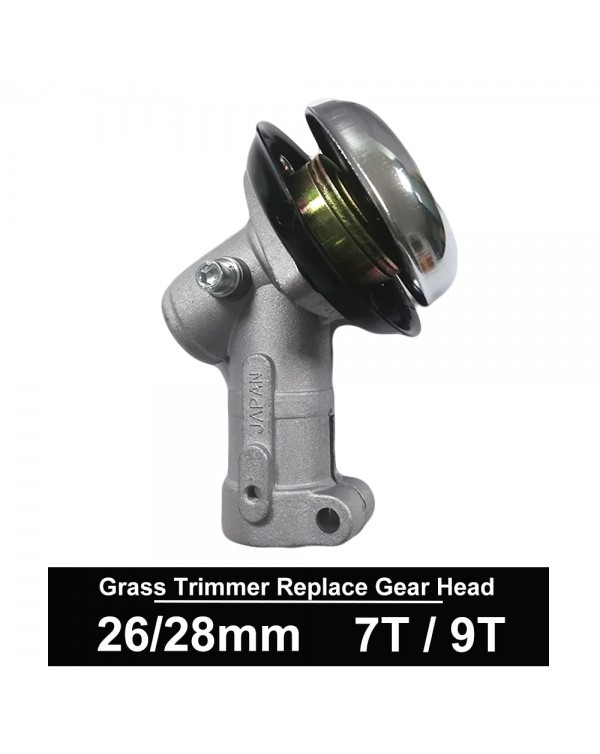 7 9 Teeth Trimmer Gearbox Gearhead 26mm 28mm Brushcutter Grass Trimmer Replace Gear Head Lawn Mower Parts Garden Power Tools